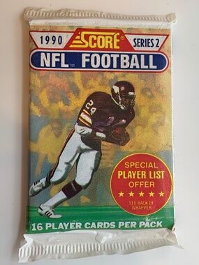 VTG 1990 Score NFL Football Series 2 Player Cards Pack Sealed